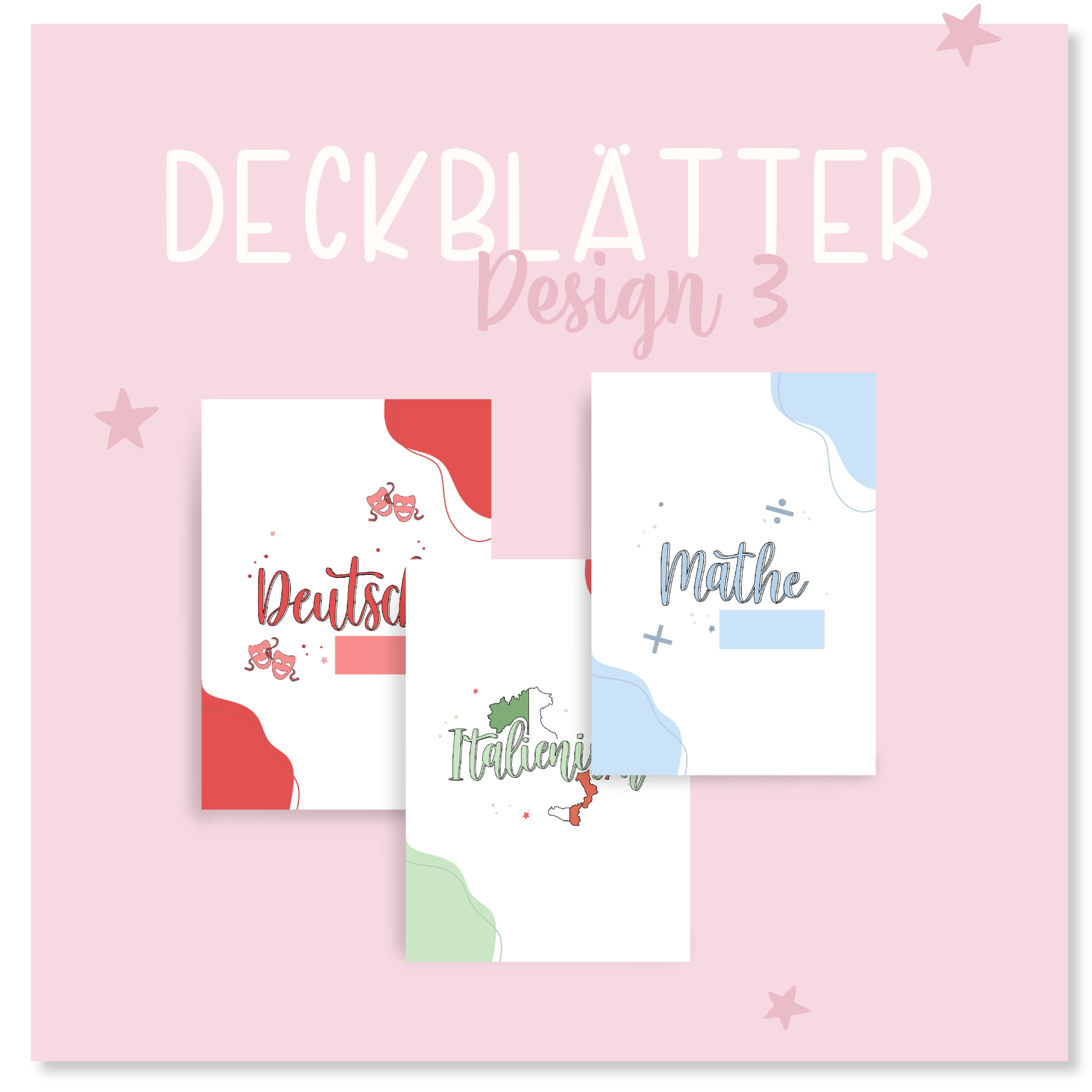 Deckblätter - Lindas Lernzettel
